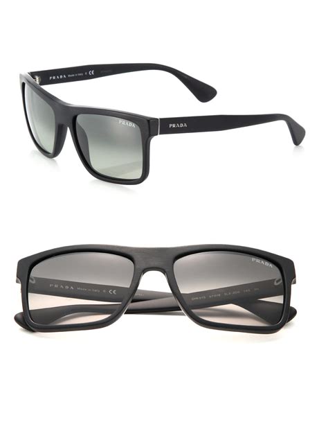 prada black gradient sunglasses|prada black sunglasses men.